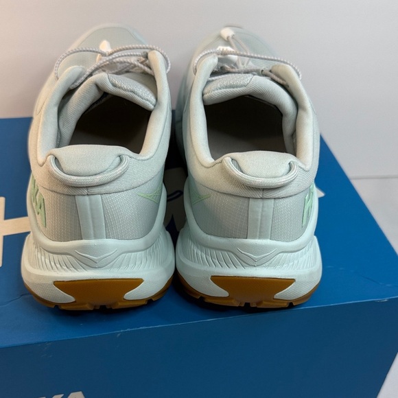 Hoka Transport Athletic Shoes in Light Blue and White - Picture 3 of 9